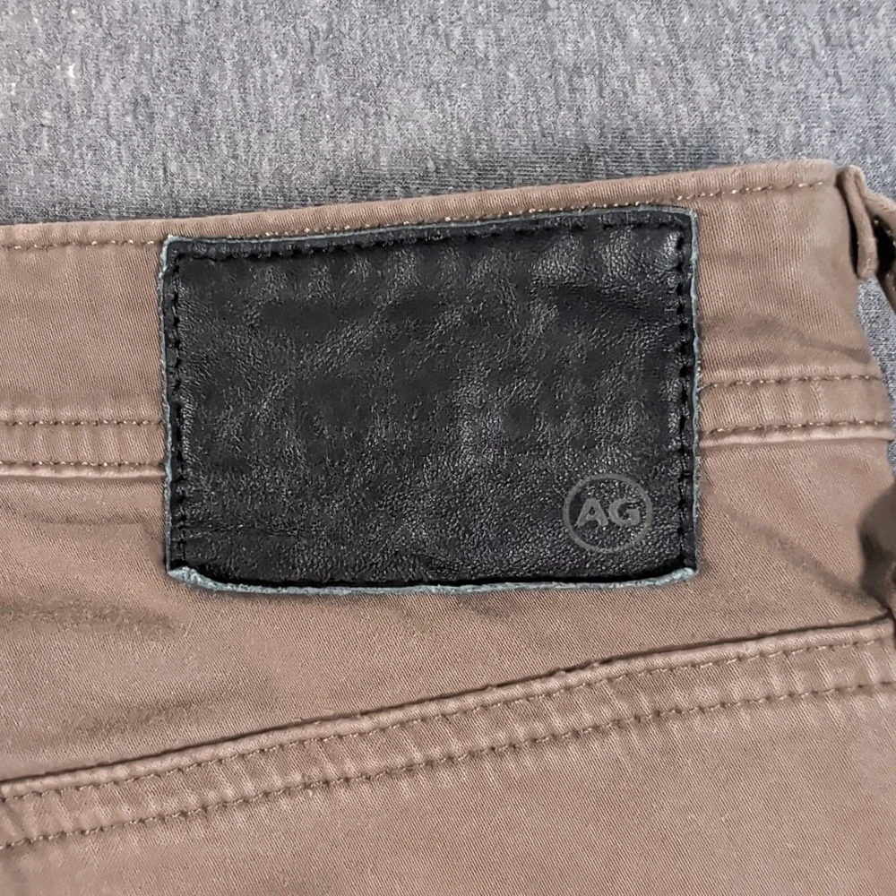 AG Adriano Goldschmied Pants Mens Brown The Everett Slim Straight‎ 32x29 Jeans